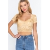 BLUSA DE ENCAJE ACTIVE BASIC
