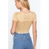 BLUSA DE ENCAJE ACTIVE BASIC