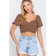 BLUSA FLORAL ACTIVE BASIC