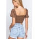 BLUSA FLORAL ACTIVE BASIC