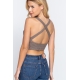BLUSA TEJIDA ESPALDA CRUZADA ACTIVE BASIC