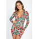 VESTIDO TROPICAL CRUZADO AL FRENTE
