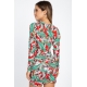 VESTIDO TROPICAL CRUZADO AL FRENTE