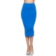 FALDA LÁPIZ CON ELÁSTICO EN LA CINTURA