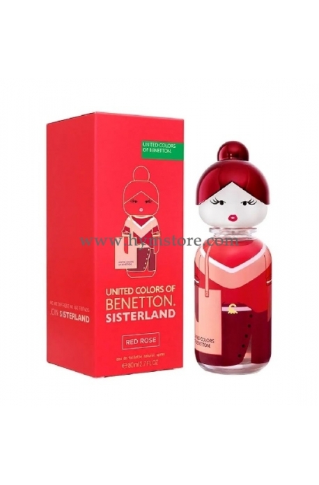 SISTERLAND RED ROSE MUJER 80ML EDT BENETTON