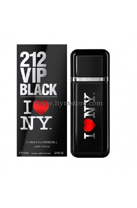 212 VIP BLACK I LOVE NY EDICION LIMITADA HOMBRE 100ML EDP CAROLINA HERRERA