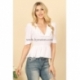 BLUSA PEPLUM ESCOTE EN V