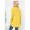 CARDIGAN LIGERO CON BOLSILLOS AL FRENTE MOSTAZA