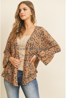 CARDIGAN ANIMAL PRINT