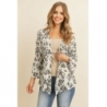 CARDIGAN ANIMAL PRINT