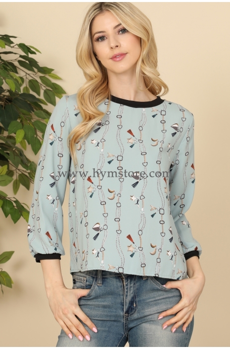 BLUSA CASUAL MANGA3/4