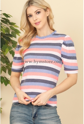 BLUSA CASUAL A RAYAS