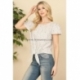 BLUSA CASUAL ANUDADA EN LA CINTURA
