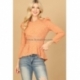 BLUSA PEPLUM DE LIBRETE