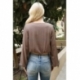 BLUSA CRUZADA AL FRENTE