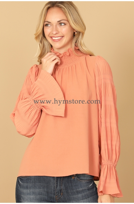 BLUSA VICTORIANA CUELLO DE TORTUGA