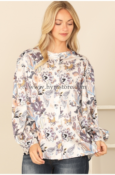 BLUSA FLORAL BOHEMIA