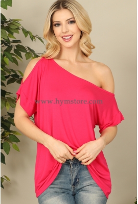 BLUSA CASUAL HOMBRO DESCUBIERTO