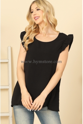 BLUSA CASUAL MANGA CORTA CAMPANA