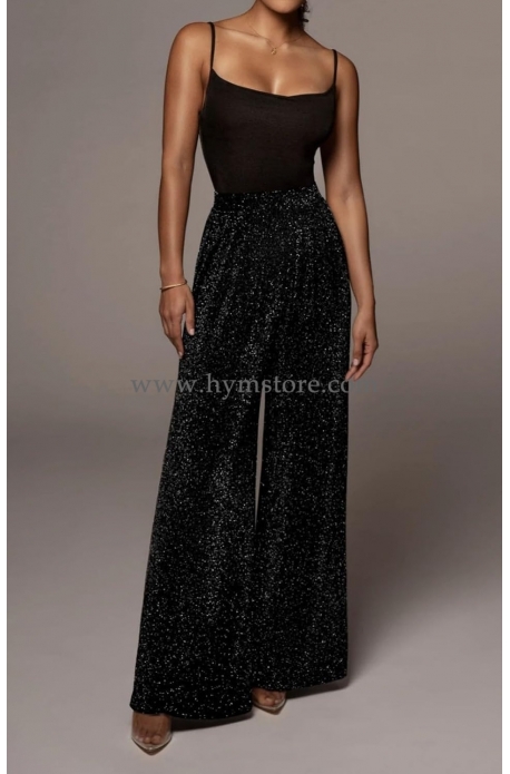 PALAZO CON LENTEJUELAS