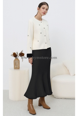 FALDA DE LANA RUEDO DE PARRA