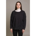 SUÉTER NEGRO CON TEXTURA