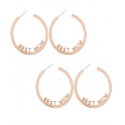 DOS PARES ARETES BEST MOM