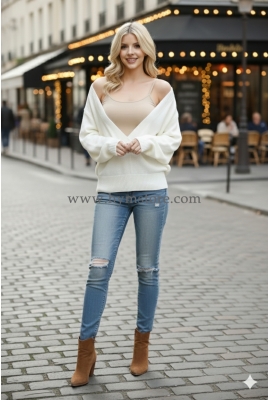 SUÉTER ESPALDA CRUZADA