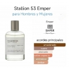 ESTUCHE STALLION 53 EMPER 100 ml y 20 ml Eau de Parfum