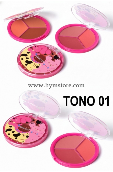 PALETA DE RUBOR EN CREMA