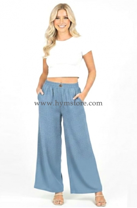 PANTALÓN DE PIERNA AMPLIA