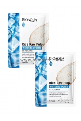 DÚO MASCARILLA FACIAL BIOAQUA DE ARROZ