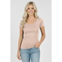 BLUSA MICROFIBRA CUELLO REDONDO