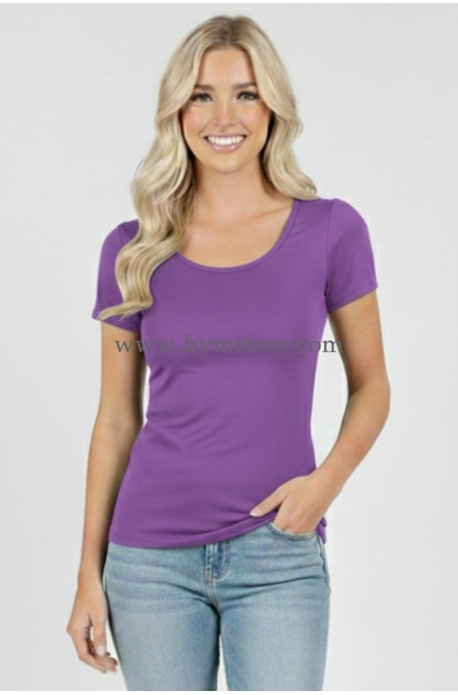 BLUSA MICROFIBRA CUELLO REDONDO