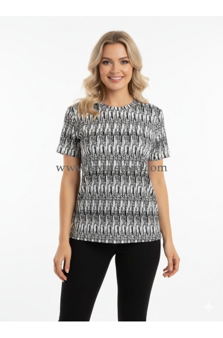 BLUSA CASUAL CUELLO REDONDO