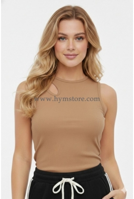 BLUSA PALO ROSA ABERTURA EN UN HOMBRO