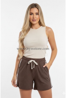 SHORT AZUL CON RAYAS AL LADO