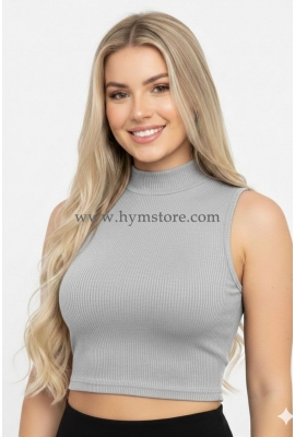 BLUSA ROJA CUELLO ALTO