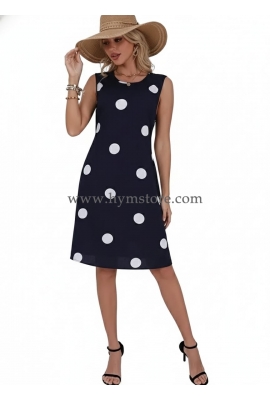 VESTIDO ESTAMPADO LUNARES