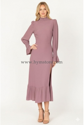 VESTIDO MORA EN LECHE VICTORIANO