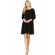 VESTIDO NEGRO BOLSILLOS AL FRENTE
