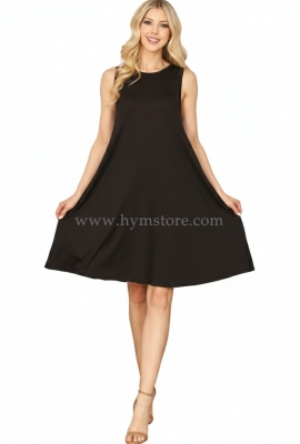 VESTIDO NEGRO LÍNEA A