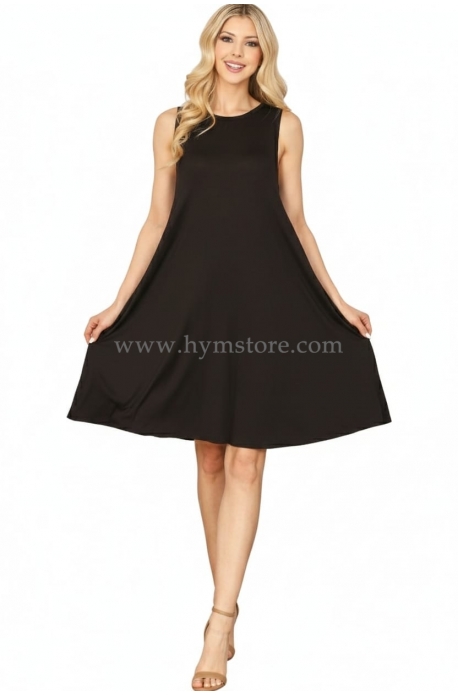 VESTIDO NEGRO LÍNEA A