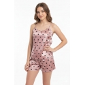 PIJAMA SATÍN JUVENIL ROSADO