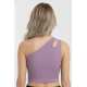 BLUSA LILA DE UN SOLO HOMBRO
