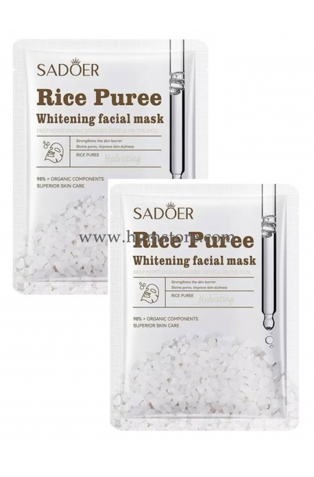 DÚO MASCARILLA ACLARANTE FACIAL SADOER