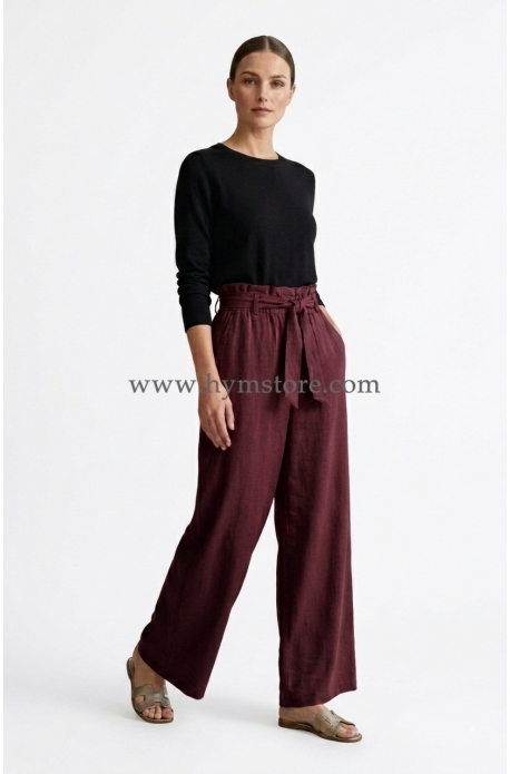 PANTALÓN PALAZZO NEGRO