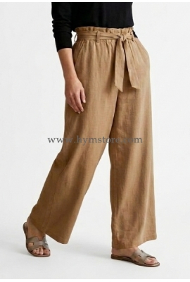 PANTALÓN PALAZZO CAMEL