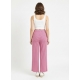 PANTALÓN DE PIERNA AMPLIA ROSADO CHICLE