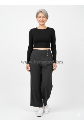 PANTALÓN PALAZZO NEGRO